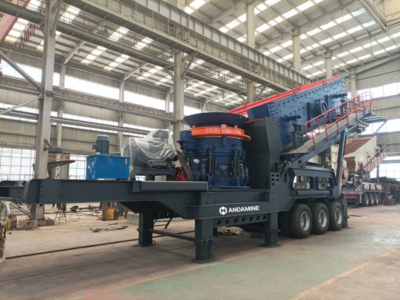 2 en 1 Trituradora de Grava con Chancadora Cónica Móvil de 50-420 TPH